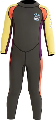 Miniatura 14 de DIVE & SAIL Traje de neopreno de 0.098 in para niños, manga larga, protección UV, traje de baño térmico