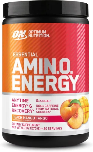 Miniatura 24 de Optimum Nutrition Amino Energy - Polvo energético para antes del entrenamiento con té verde, BCAA, aminoácidos, extracto de café verde, sabor