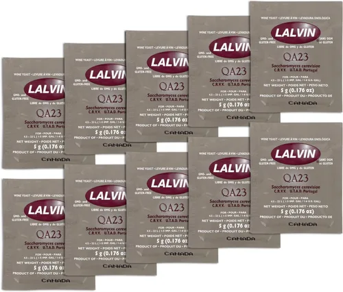 Lalvin Levadura de vino QA23 - 10 paquetes