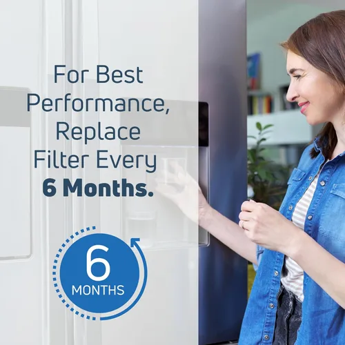 Miniatura 7 de Paquete de 2 filtros de agua de repuesto para refrigerador Samsung RS265TDBP, compatible con Samsung DA29-00020B, DA29-00020A, cartucho de filtro