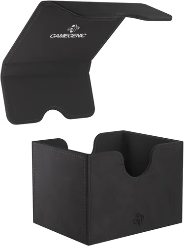 Miniatura 6 de GameGenic Caja de cartas – Caja de cubierta: Sidekick XL negro 100CT – TCG duradera y resistente, almacenamiento de tarjetas OCG – Compatible