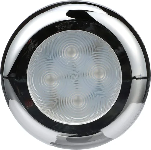 Miniatura 2 de Seachoice - Luz LED de cortesía para interiores, cromado/bisel blanco