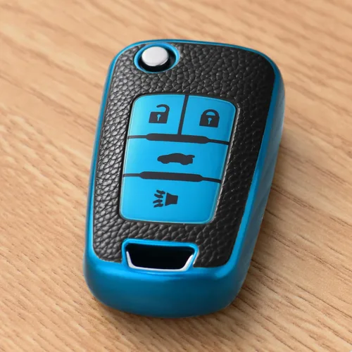 Miniatura 6 de ELOHEI Funda para llavero de Chevy, funda de TPU suave para Chevy Chevrolet Equinox Camaro Cruze Malibu Sonic Volt Park Impala Buick Encore Allure