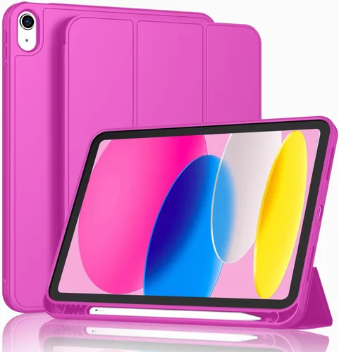 Miniatura 30 de ToaPoia - Funda para iPad (A16) de 11 pulgadas 2025/iPad 10.ª generación de 10.9 pulgadas 2022, cubierta protectora delgada con soporte triple