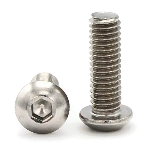 Miniatura 3 de Botón Socket Head Tornillos, acero inoxidable A2 – 3 M x .5 x 12 m (ft) qty-1,000