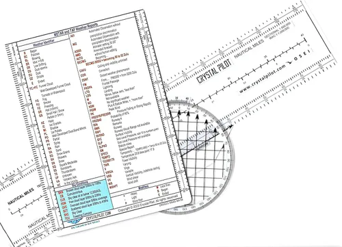 Miniatura 8 de Crystal Pilot Plotter giratorio XP1