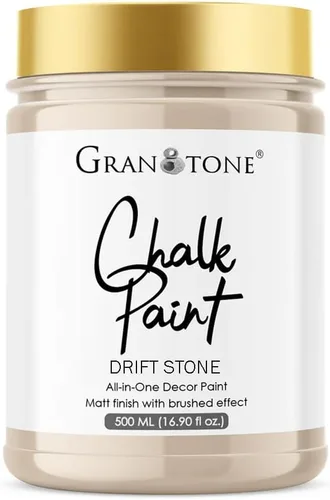 Miniatura 12 de GRANOTONE Pintura a la tiza para muebles Pintura acrílica a base de agua con acabado mate para madera, paredes, metal, vidrio, papel, lienzo