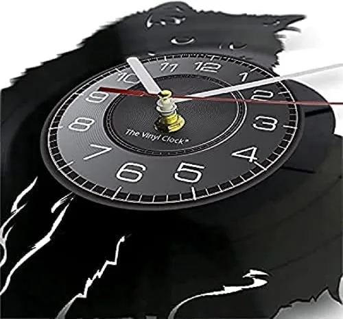 Miniatura 2 de Ragdoll Cat Shadow Art Vinyl Record Wall Clock Cat Breed Home Decoration Retro Photo Album Clock Pet Shop Accessories Kitty Cat Lover Gift 12 Inches