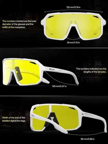 Miniatura 6 de SCVCN Night Vision Driving Glasses Anti Glare Polarized Yellow Lens Women Men Goggles Sport Sunglass Bicycle MTB 505