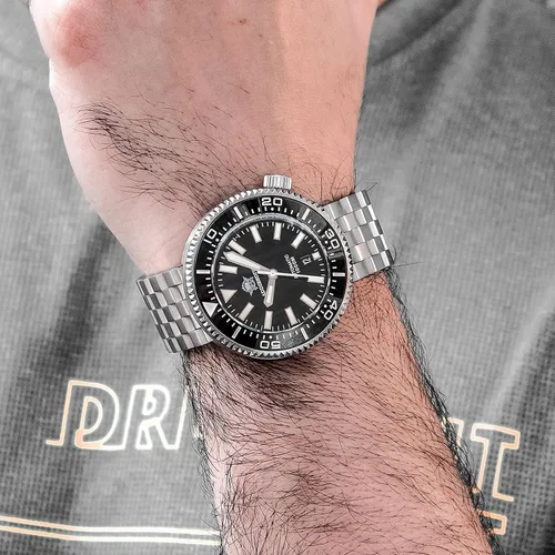 Miniatura 8 de ADDIESDIVE Diver 1000M Mens Dive Watch 45MM Automatic with Exhaust Valve Luminous Synthetic Sapphire Crystal