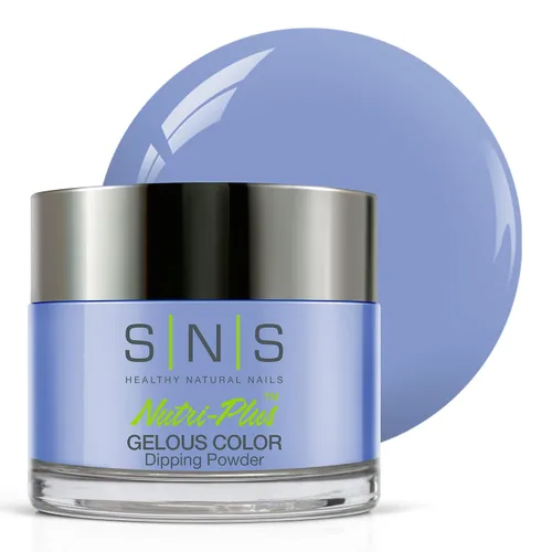 Miniatura 28 de SNS Polvo de inmersión de uñas, polvo de inmersión de color geloso, rosa brillante (rojo/magenta, brillante), color de uñas acrílico de larga