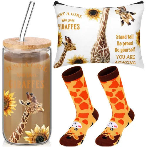 Miniatura 11 de Layhit Capybara - 3 piezas de regalos para mujeres, regalo de agradecimiento de 16 onzas, bolsa de maquillaje cosmética, calcetines lindos, regalo