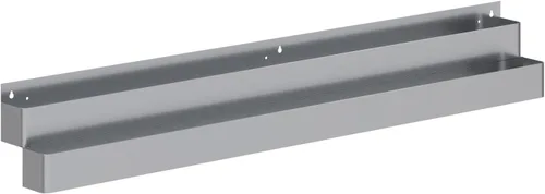 Miniatura 23 de AmGood 36 in. Rack de carril de velocidad de acero inoxidable de doble nivel para barras comerciales, NSF