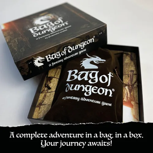 Miniatura 12 de Bag of Dungeon–Juego de Mesa de Aventura Fantástica para Familias y Fanáticos de RPG 1–4 Jugadores, Edades 7+ Explorador de Mazmorras Clásico
