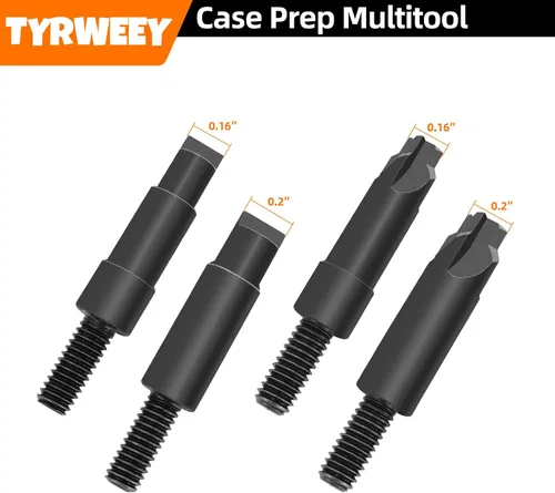 Miniatura 6 de Case Prep Multiherramienta, Herramientas de Desbarbado de Chaflán de Vaina para Recarga, Escariadores y Limpiadores de Bolsillo de Fulminante
