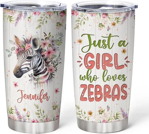 Miniatura 18 de Hyturtle Regalos personalizados para los amantes de los osos – Just A Girl Who Loves Bears - Vaso de acero inoxidable con nombre personalizado de 20