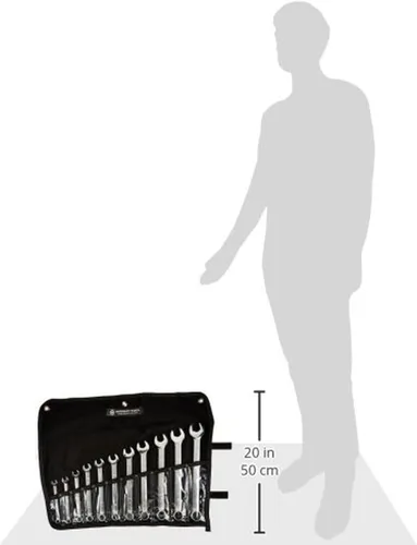 Miniatura 2 de Wright Tool 711 Wrightgrip - Juego de llaves combinadas de 12 puntos, 11 piezas, color plateado