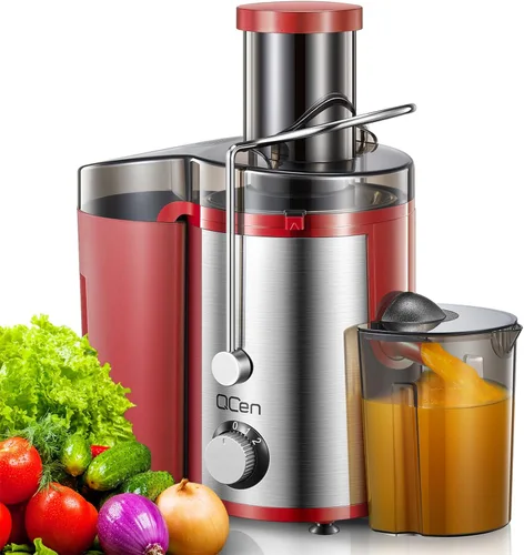 Miniatura 21 de Máquina exprimidora, extractor centrífugo de 800 W con boca ancha de 3 pulgadas, canal de alimentación para frutas y verduras, fácil de limpiar