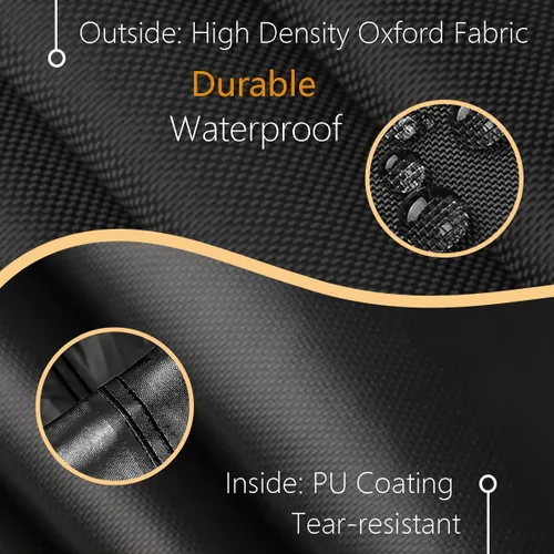 Miniatura 6 de FLYMEI Funda de columpio para exteriores, cubierta de hamaca de 2 plazas triples para porche, toldo y otros muebles de patio, impermeable