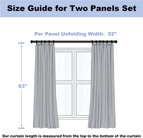 Miniatura 7 de Cortinas opacas de damasco negro para adultos, 30-50% cortinas barrocas victorianas antiguas de 52 pulgadas de ancho x 63 pulgadas de largo, Multi 01