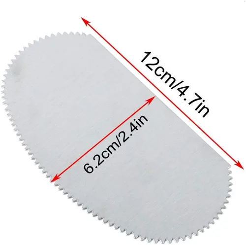 Miniatura 3 de PZRT Herramienta de artesanía de raspador dentado de acero inoxidable 2PCS para escultura cerámica