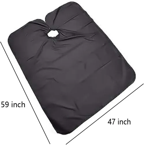 Miniatura 2 de Capas de peluquería con cierre a presión impermeable peluquería peinado corte de pelo colorante capa de nylon para peluquería peluquería