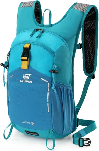 Miniatura 8 de SKYSPER Mochila de senderismo pequeña – Mochila de viaje de 15 L, ligera, resistente al agua, mochilas de senderismo para mujeres y hombres
