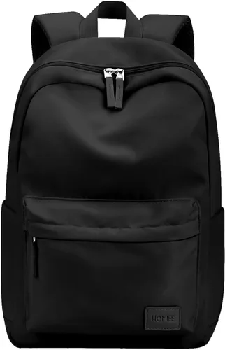 Miniatura 9 de HOMIEE Mochila ligera para laptop de uso casual, se adapta a computadoras de 15.6 pulgadas, resistente al agua, pequeña, linda, unisex, mochila
