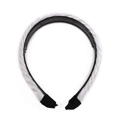 Miniatura 2 de Diadema trenzada de cola de pez ancha con dientes trenzados, accesorios de trenzas trenzadas, accesorios clásicos gruesos de cola de pez trenzada