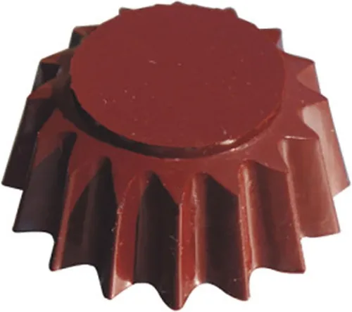 Miniatura 3 de Molde de transferencia de chocolate, molde de policarbonato para chocolate, hecho a mano, para chocolate, magnético, para chocolate, flor (19350)