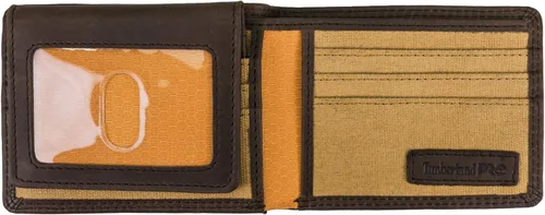 Miniatura 4 de Timberland PRO Men's Leather RFID Wallet with Removable Flip Pocket Card Carrier