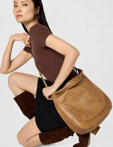 Miniatura 7 de Cartera Frye Melissa Hobo para mujer, elegante con correa ajustable y bolsillos