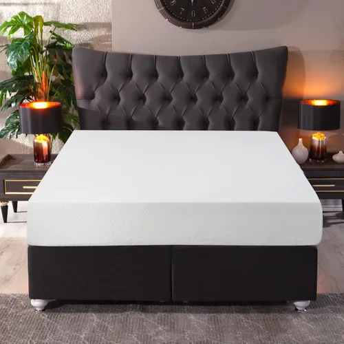 Colchón King de espuma viscoelástica de gel de 10 pulgadas, colchón Queen de firmeza media para un sueño fresco, alivio de presión, certificado