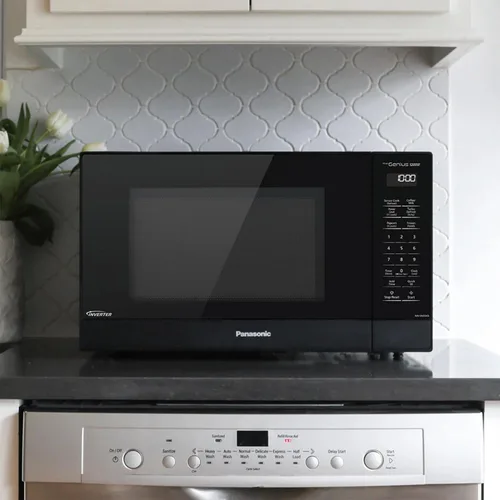 Miniatura 13 de Panasonic NN-SN65KB Horno de microondas con tecnología Inverter 1200W, 1.2 pies cúbicos. Pequeño con Sensor Genius de cocción de un toque, botón