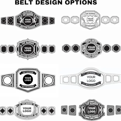 Miniatura 6 de HANDSY Cinturón de campeonato personalizable para todos los deportes, cinturón de campeonato de lucha libre personalizado