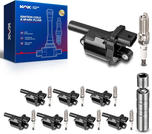 Miniatura 19 de Bobina de encendido KAX UF303 Paquete de 6 unidades Compatible con Trailblazer, Envoy XL, H3, Trailblazer EXT, Rainier, i-370, i-350, i-290, i-280