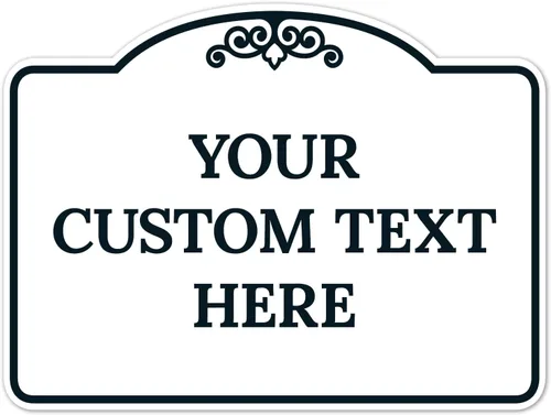 Miniatura 49 de Letrero decorativo personalizado, letrero de metal personalizado para negocios, entrada, hogar, Airbnb, placa de puerta de oficina, fondo negro, 8 x