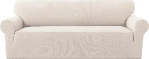 Miniatura 27 de MeilleMaison Funda elástica para silla reclinable, funda para sofá de 1 pieza con parte inferior elástica, lavable, protector de muebles Negro