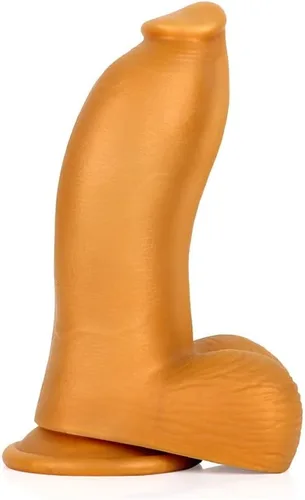 Consolador realista con potente base de ventosa, consolador grueso de silicona líquida para pene, consolador gigante suave y agradable al tacto con