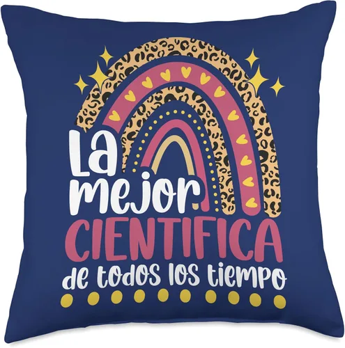 Miniatura 4 de Regalo Original Para La Mejor Cientifica Regalos La Mejor Divertido Mujer Académica Científica - Almohada (16 x 16 pulgadas), multicolor