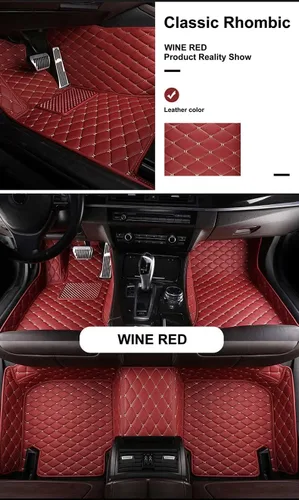 Miniatura 2 de Alfombrillas automotrices personalizadas para Mercedes Benz A B C CLA CLS CLK GLE GLS GLA GLK GL ML G S GLC SL CL SLC R SLK, etc. Tapete de cuero