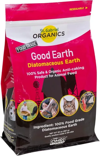 Miniatura 9 de St. Gabriel Laboratories GoodEarth Tierra de diatomeas de grado alimenticio, 4 libras, suplemento de alimentación antiapelmazamiento para ganado