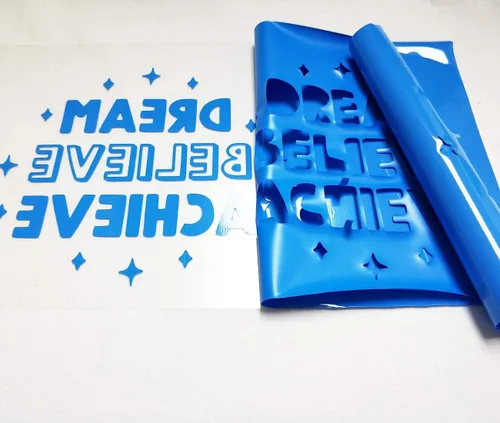 Miniatura 2 de guangyintong - Rollos de vinilo de transferencia de calor azul lago HTV, de 30,5 cm x 1,5 metros, vinilo para planchar para camisetas, superficie