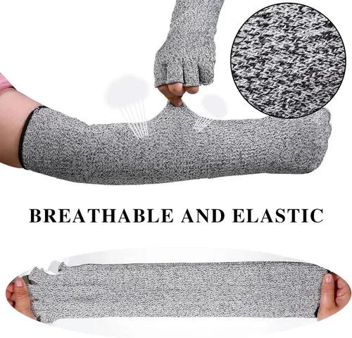 Miniatura 6 de Sintege Anti Cut Protective Sleeves Arm Sleeves Safety Cut Resistant Gloves