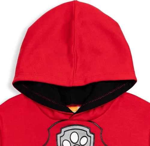 Miniatura 3 de Paw Patrol Chase Marshall Rubble Zuma - Sudadera con capucha de forro polar para niños pequeños, Metálico