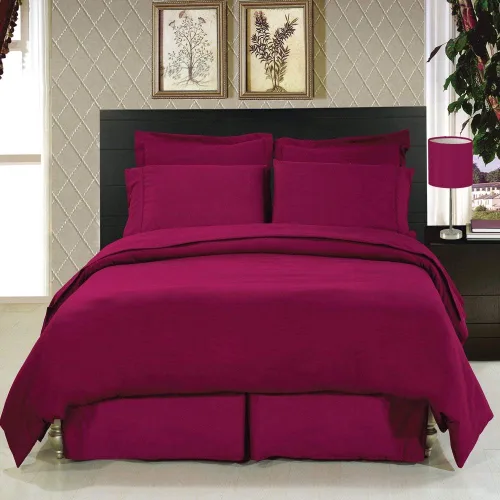 Miniatura 8 de Royal Hotel Bedding Juego de funda de edredón - Ligero y ultrasuave - Sin arrugas doble cepillado, funda de edredón sólida con cierre de botón y 2
