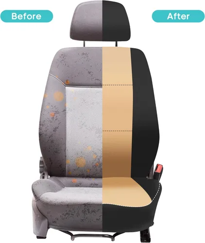 Miniatura 5 de FH Group Juego completo de fundas de neopreno impermeables para asiento de automóvil, de tres filas y 7 plazas, listas para bolsa de aire