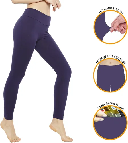 Miniatura 2 de Leggings Women High Waisted Tummy Control Squat Proof Best Workout Buttery Soft Pant