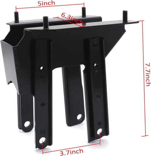 Miniatura 2 de Soportes de soporte de carenado delantero y organizador de radio compatibles con Harle H-D Road Glide 98-13 Ambos montajes