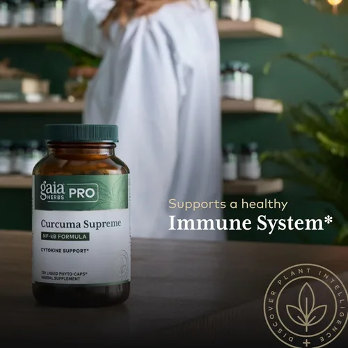 Miniatura 5 de GAIA HERBS PRO Curcuma Supreme - Suplemento de apoyo a la salud inmunológica - Suplemento de cúrcuma con extracto de fruta de pimienta negra